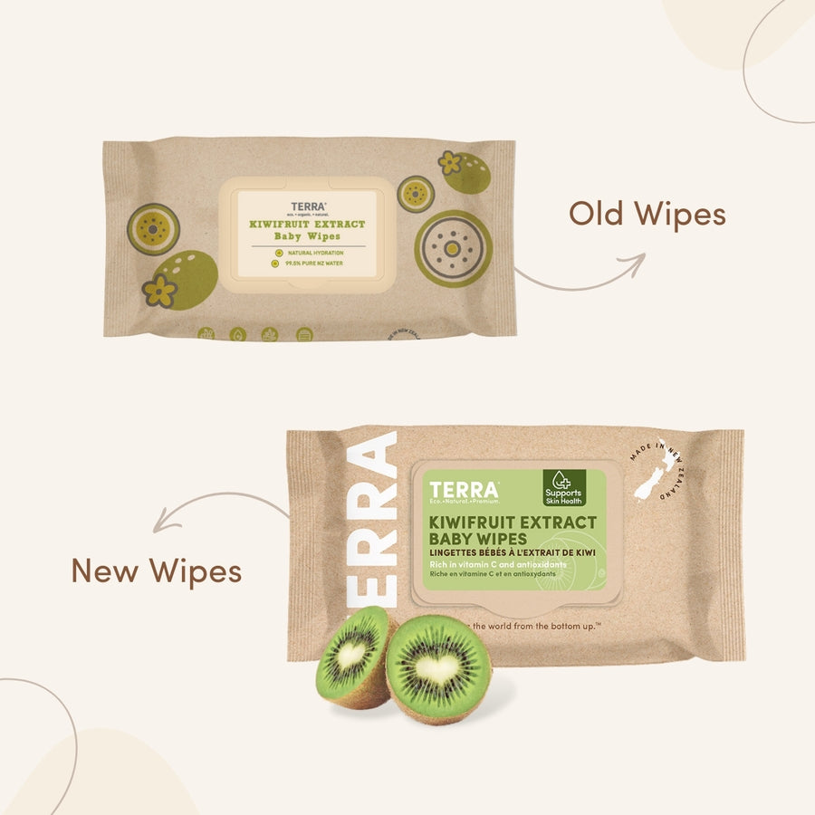Kiwifruit Extract Baby Wipes 70s TERRA