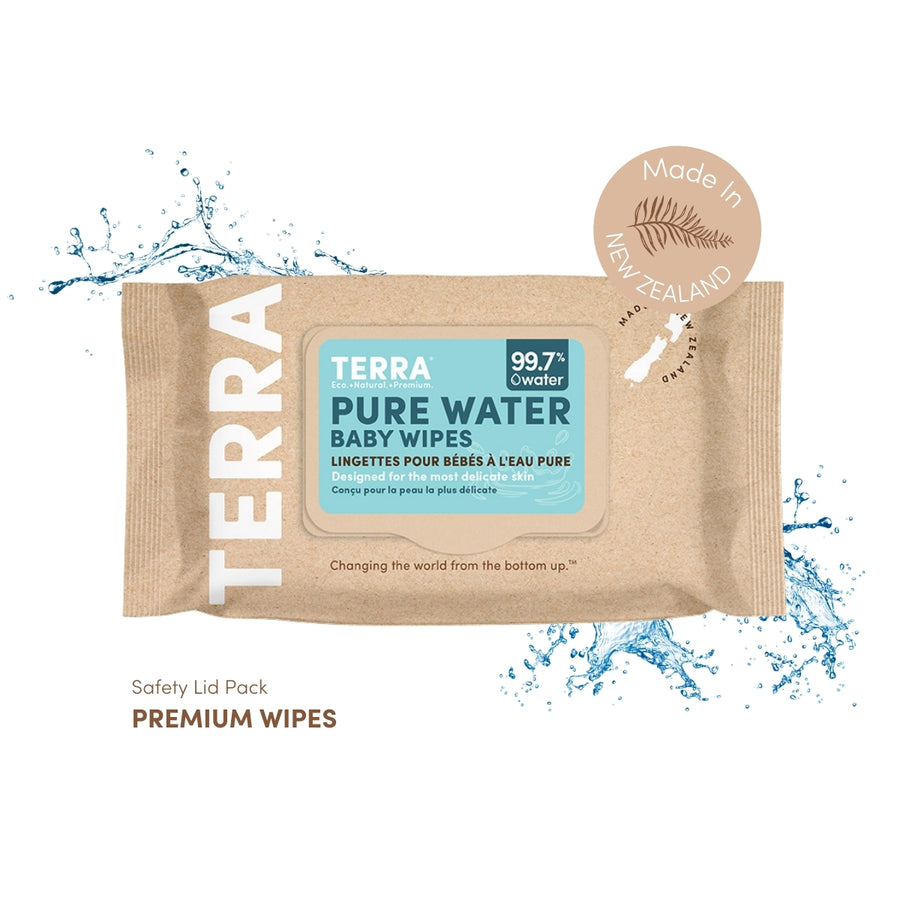 Pure Water Baby Wipes 70s TERRA