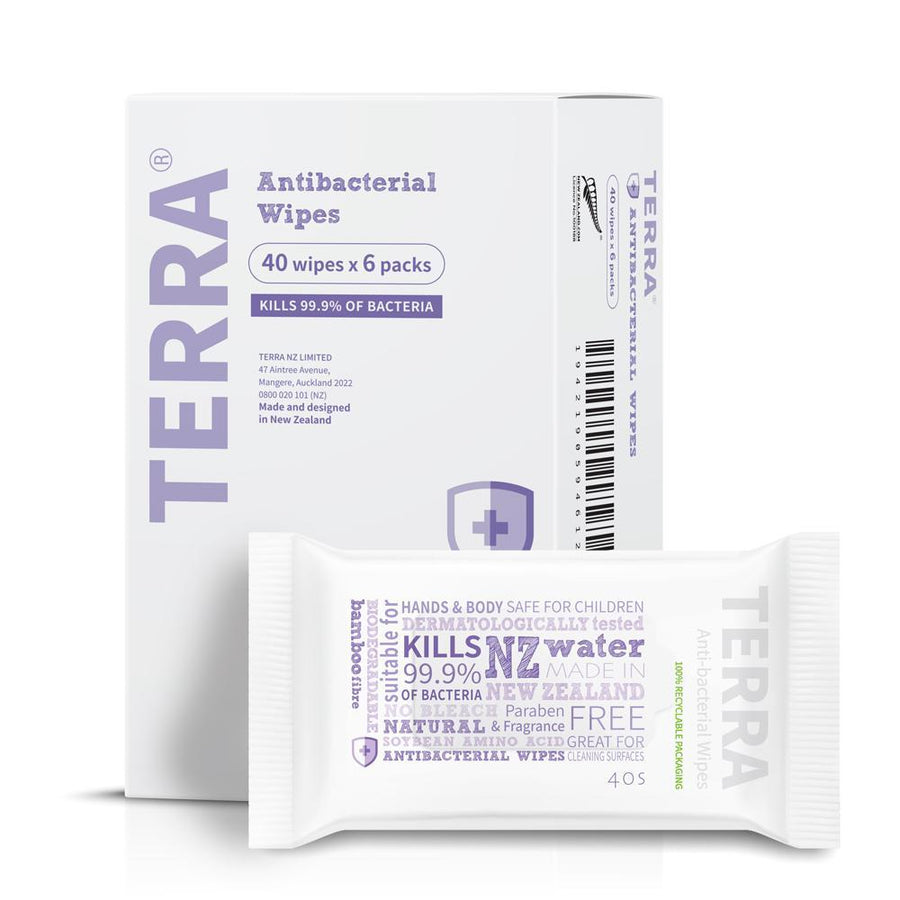Anti-bacterial Wipes 40s TERRA