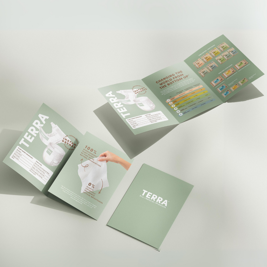 Free TERRA 2 Nappies + 1 Pack 10s Mini Wipes Sample TERRA