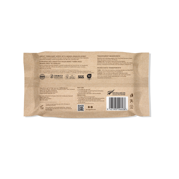 TERRA Manuka Honey Wipes Sample Pack