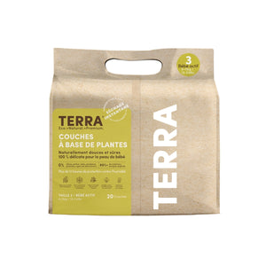 Free TERRA 2 Nappies + 1 Pack 10s Mini Wipes Sample TERRA
