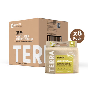 Free TERRA 2 Nappies + 1 Pack 10s Mini Wipes Sample TERRA
