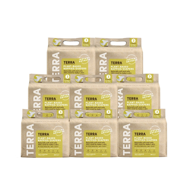 Free TERRA 2 Nappies + 1 Pack 10s Mini Wipes Sample TERRA