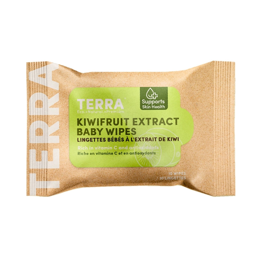 TERRA Kiwifruit Extract Baby Wipes Mini Pack 10s TERRA