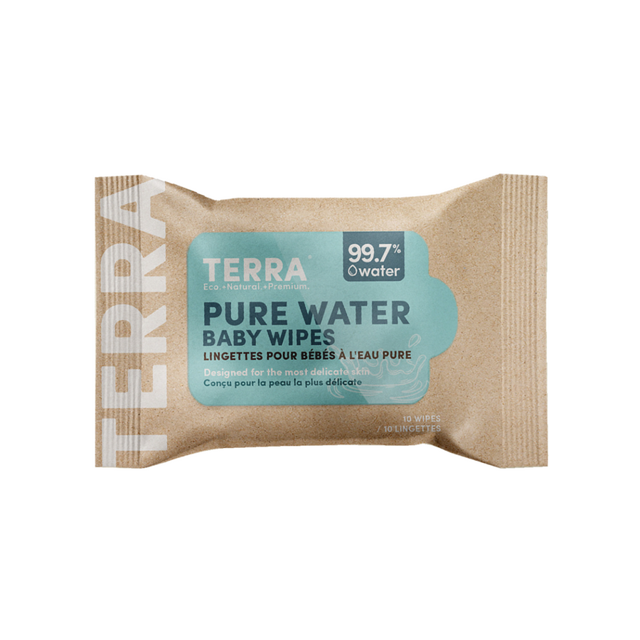 TERRA Free Water Wipes Pack - 100% Biodegradable Plastic-Free Baby Wipes –  TERRA NZ