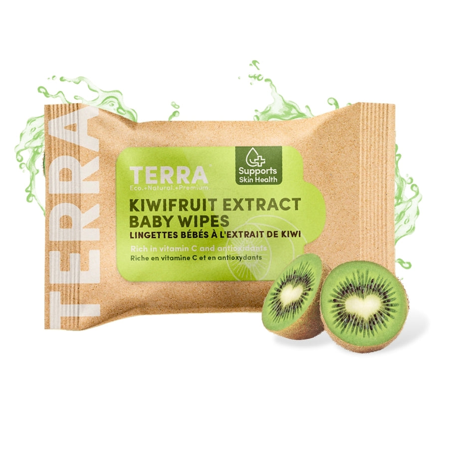 TERRA Kiwifruit Extract Baby Wipes Mini Pack 10s TERRA