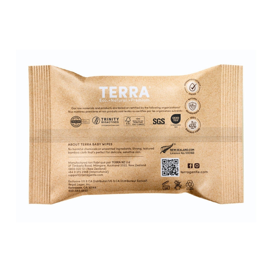 TERRA Kiwifruit Extract Baby Wipes Mini Pack 10s TERRA