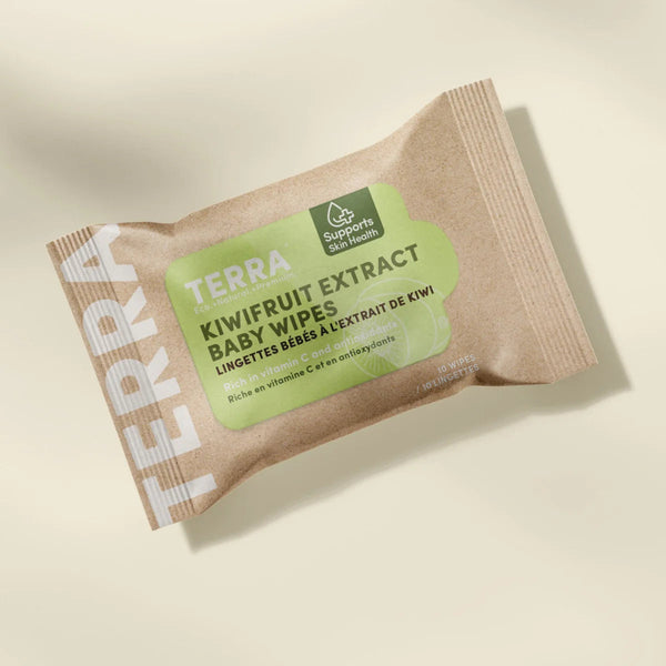 TERRA Kiwifruit Extract Baby Wipes Mini Pack 10s TERRA
