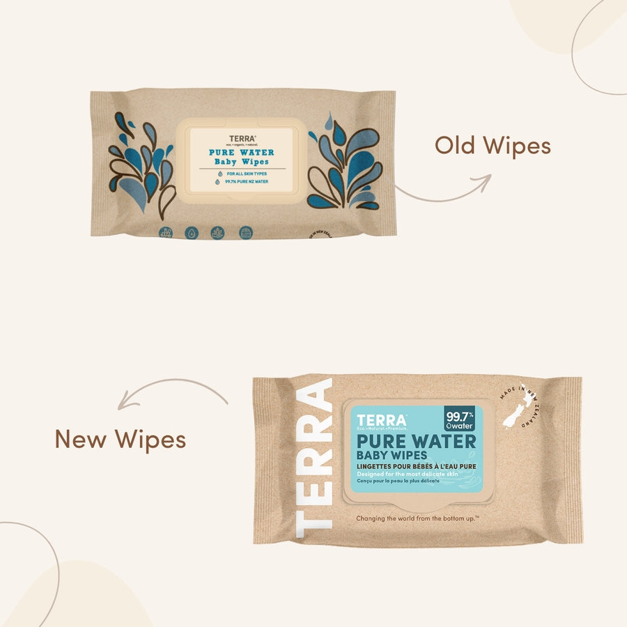 Pure Water Baby Wipes 70s TERRA