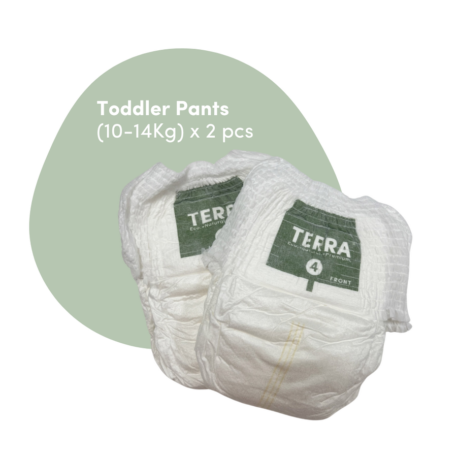 Free TERRA 2 Nappies + 1 Pack 10s Mini Wipes Sample TERRA