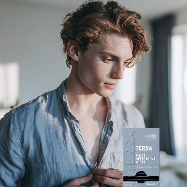 Terra Men's Aftershave Wipes TERRA NZ