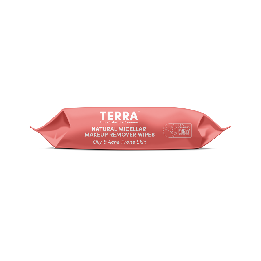 Micellar Makeup Remover Wipes - Oily & Acne Prone Skin TERRA