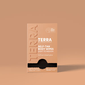 Terra Self-Tan Body Wipes (Light to Medium) TERRA NZ