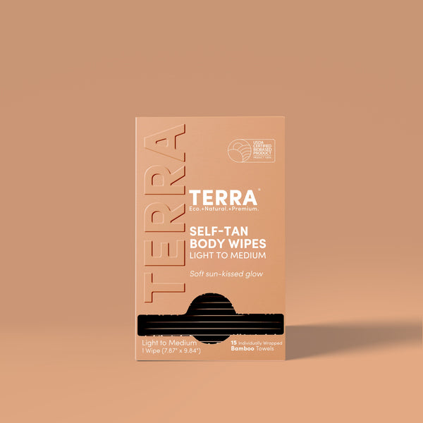 Terra Self-Tan Body Wipes (Light to Medium) TERRA NZ