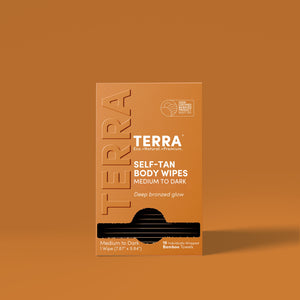Terra Self-Tan Body Wipes (Medium to Dark) TERRA NZ
