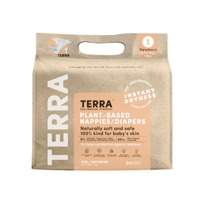 TERRA Newborn Nappies 24s TERRA