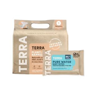 FREE Full-Size Newborn Nappies and Baby Wipes TERRA NZ