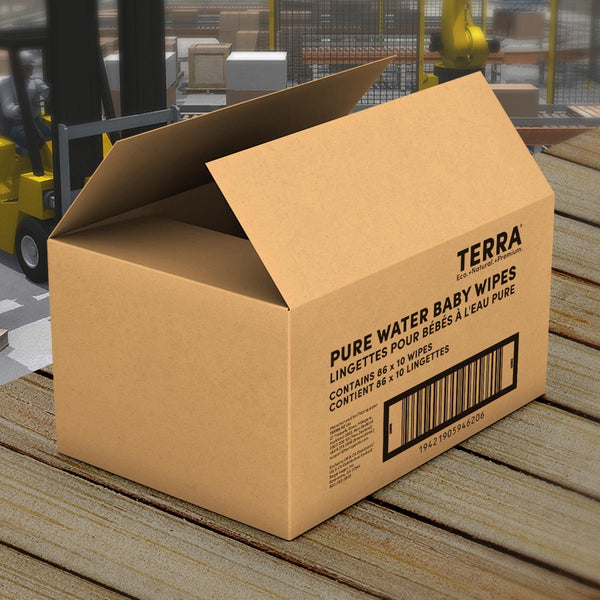 TERRA Mini Water Wipes - Baby Wipes Mini Pack 10s TERRA
