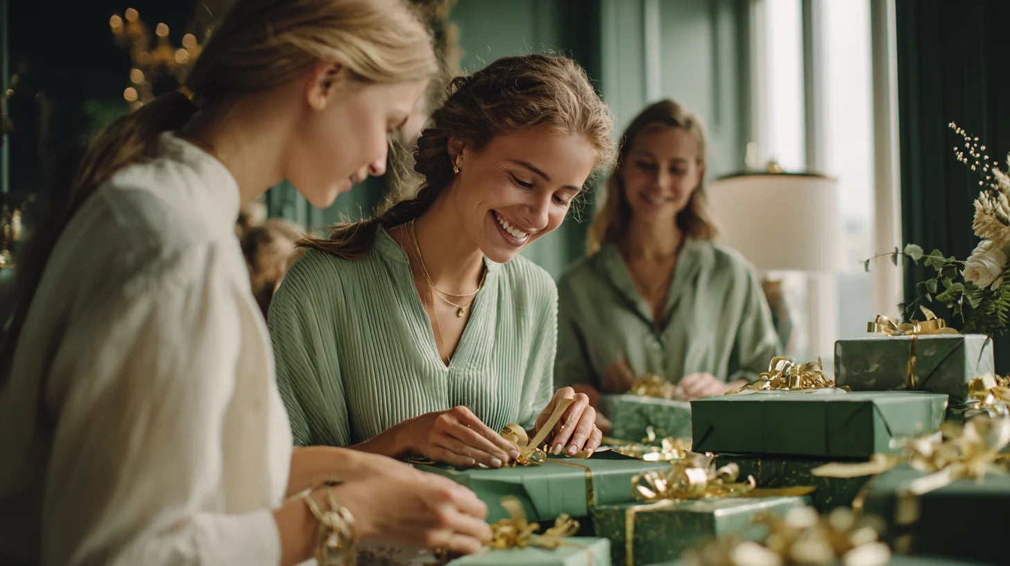 Lifestyle scene of Terra wipes gift box