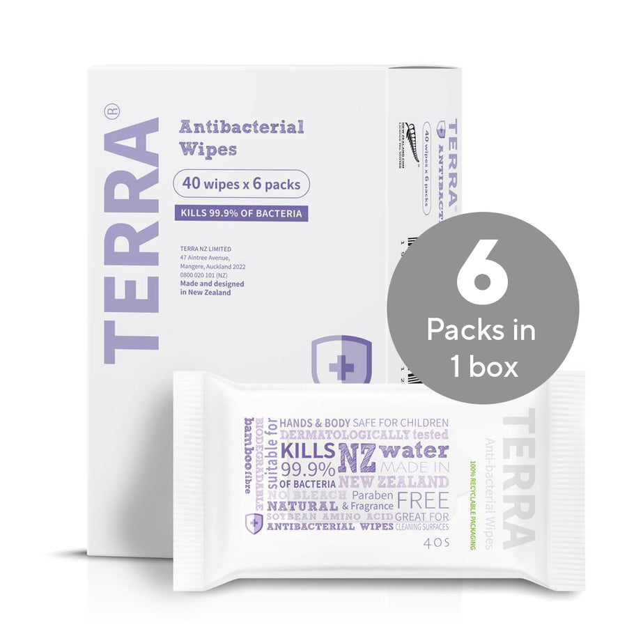 TERRA Antibacterial Spray and Wipes Combo Pack TERRA