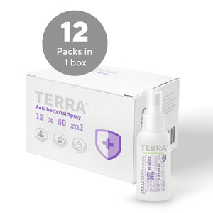 TERRA Antibacterial Spray and Wipes Combo Pack TERRA
